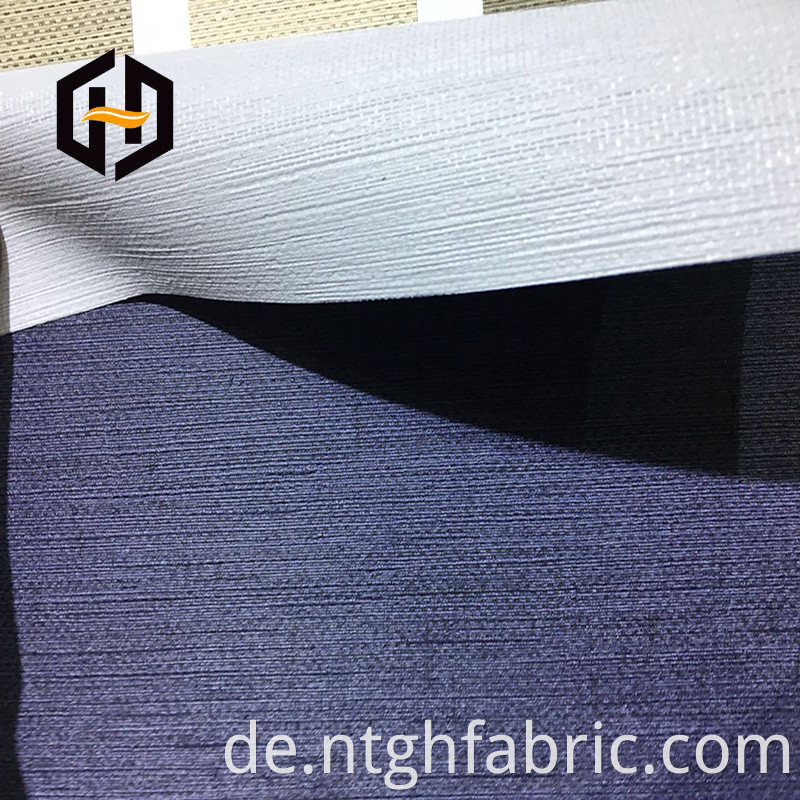 Vinyl backing greige fabric